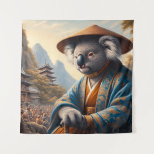 Koala Ancient Japan Wandteppich