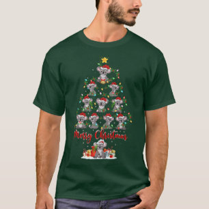 Koala Animal Lover Matching Santa Koala Weihnachte T-Shirt
