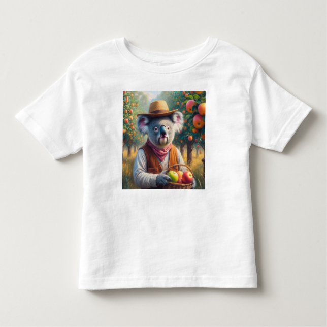 Koala Apple Orchard Kleinkind T-shirt (Vorderseite)