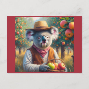 Koala Apple Orchard Postkarte