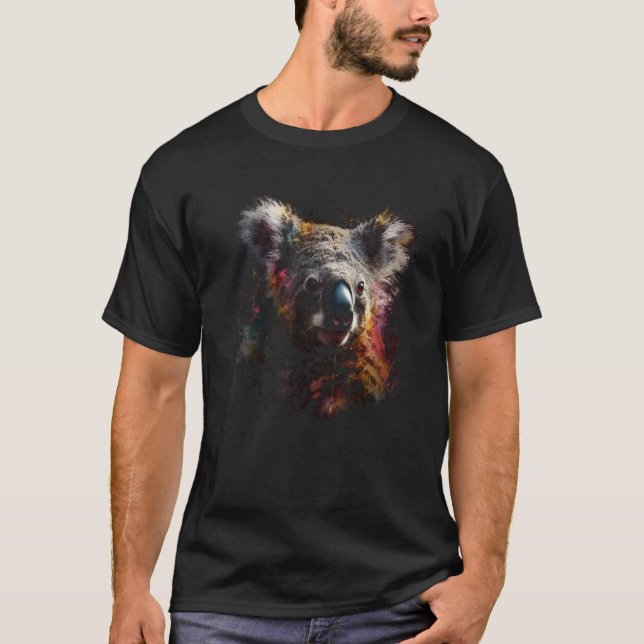 Koala Artwork  Animal Koala 12 T-Shirt (Vorderseite)