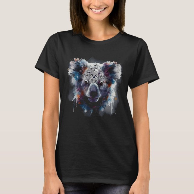 Koala Artwork  Animal Koala 7 T-Shirt (Vorderseite)