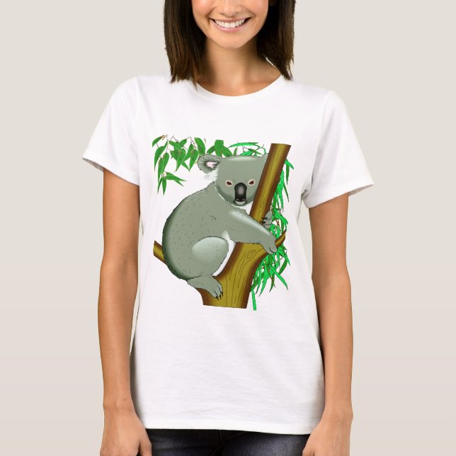 Koala - Australischer Baum lebendes Beuteltier T-Shirt (Vorderseite)