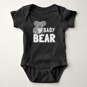 Koala-Baby-Bärnbodysuit   zusammenpassender Baby Strampler
