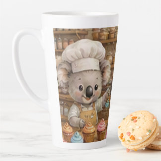 Koala-Bäcker kreieren leckere Cupcakes und Leckere Milchtasse