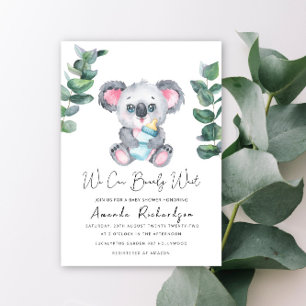Koala-Bär-Baby-Party-Einladung Einladung