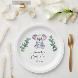Koala-Bär-Baby-Party Pappteller