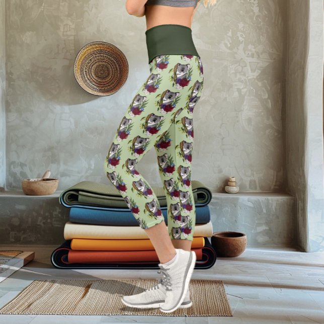 Koala-Bär Capri Leggings (Von Creator hochgeladen)