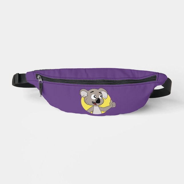 Koala-Bär-Cartoon  Bauchtasche (Vorderseite)