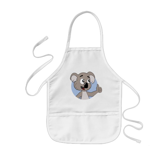 Koala-Bär-Cartoon Kinderschürze (Vorne)