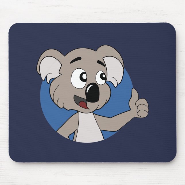 Koala-Bär-Cartoon-Mauspad Mousepad (Vorne)