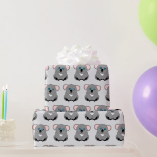 Koala-Bär-Design mit beliebigem Farbverlauf Hinter Geschenkpapier