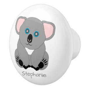 Koala-Bär-Design personalisiert Keramikknauf