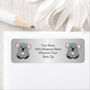 Koala-Bär-Design Rücksendeadresse
