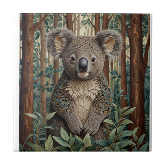 Koala-Bär Fliese (Vorderseite)