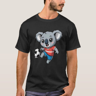 Koala-Bär-Fußball-Shirt Lustiger Koala-Fußballspie T-Shirt