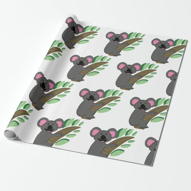 Koala-Bär Geschenkpapier (Ungerollt)