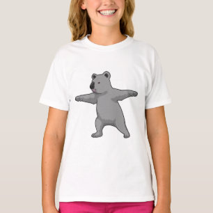 Koala-Bär in der Yoga-Fitness T-Shirt