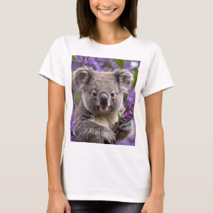 Koala Bär in Jacaranda Baum, T-Shirt