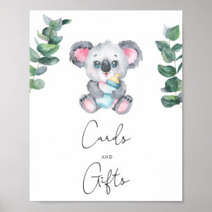 Koala-Bär - Karten und Geschenke Baby Shower Poster