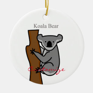 Koala Bär Kletterbaum Thunder_Cove Keramik Ornament