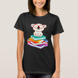 Koala-Bär liest Bücher Bücherwurm  Koala T-Shirt