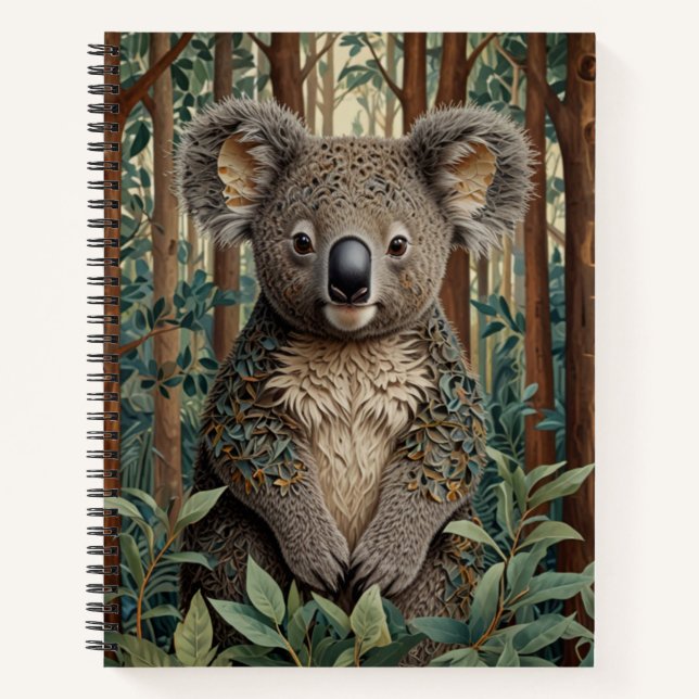 Koala-Bär Notizbuch (Vorderseite)