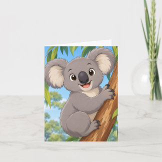 Koala-Bär-Postkarte Karte