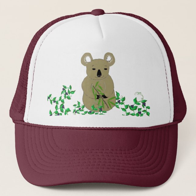 Koala Bär Truckerkappe (Vorderseite)