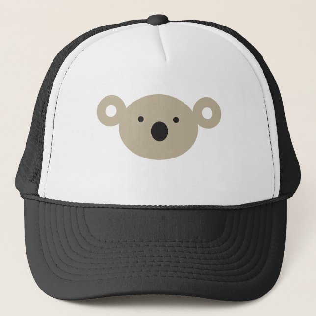 Koala-Bär Truckerkappe (Vorderseite)