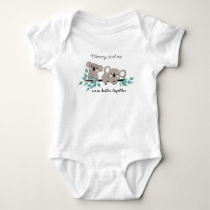 Koala-Bär Wasserfarbe Baby-Body-Anzug Baby Strampler