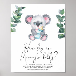 Koala-Bär - Wie groß ist Mamas Bauch Spiel Poster
