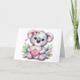 Koala-Bär zum Valentinstag Feiertagskarte