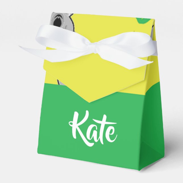 Koala-Bärengelb Geschenkschachtel (Vorderseite)