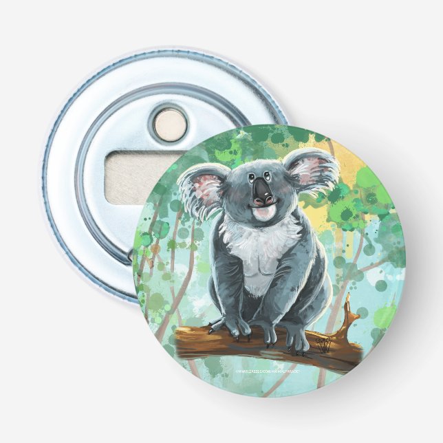 Koala Bärengeschenke und Zubehör Flaschenöffner (Vorderseite)