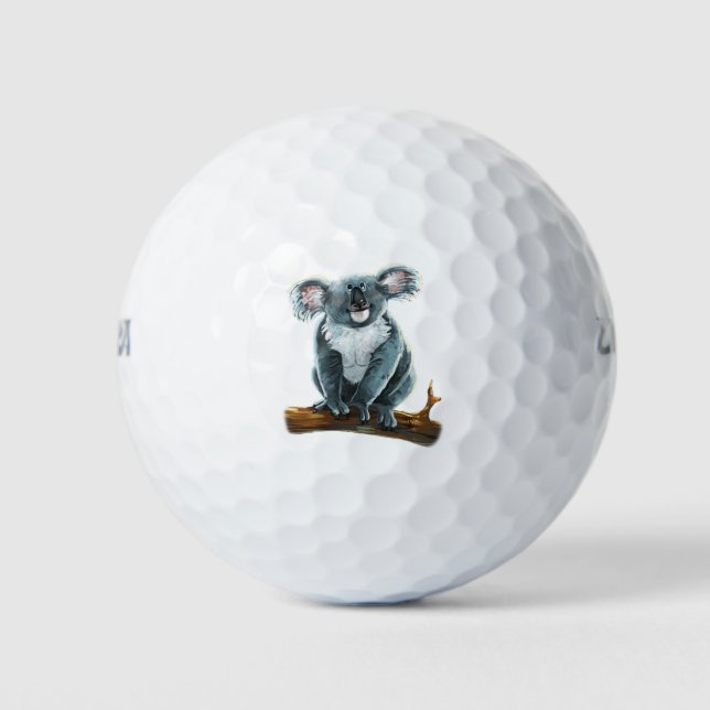 Koala Bärengeschenke und Zubehör Golfball (Vorderseite)