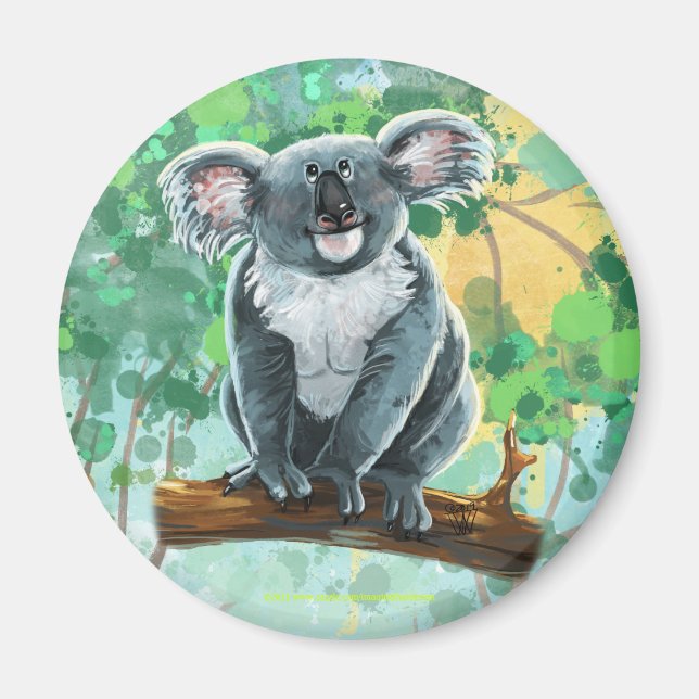 Koala Bärengeschenke und Zubehör Magnet (Vorne)