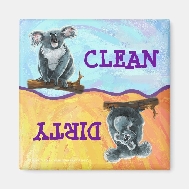 Koala Bärengeschenke und Zubehör Magnet (Vorne)