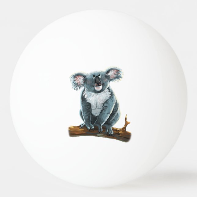 Koala Bärengeschenke und Zubehör Tischtennisball (Vorderseite)