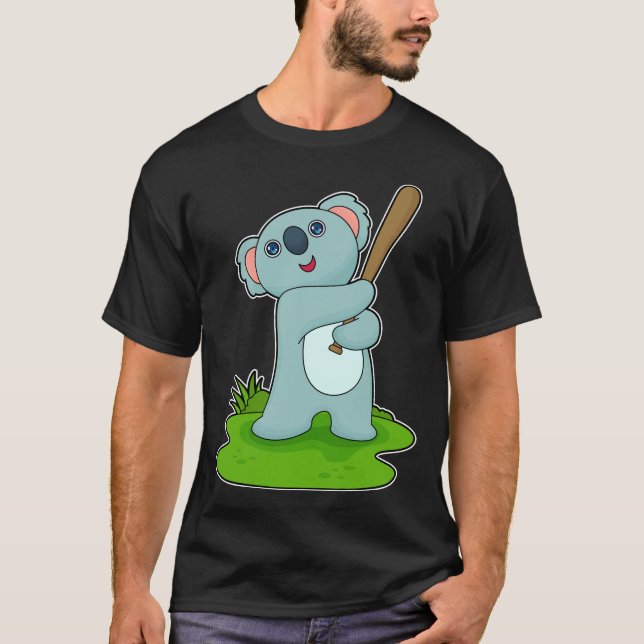 Koala Baseball Baseball T-Shirt (Vorderseite)
