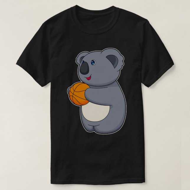 Koala Basketball-Spieler Basketball 1 T-Shirt (Design vorne)