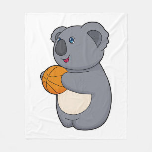 Koala Basketball-Spieler Basketball Fleecedecke