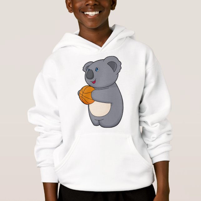 Koala Basketball-Spieler Basketball Hoodie (Vorderseite)