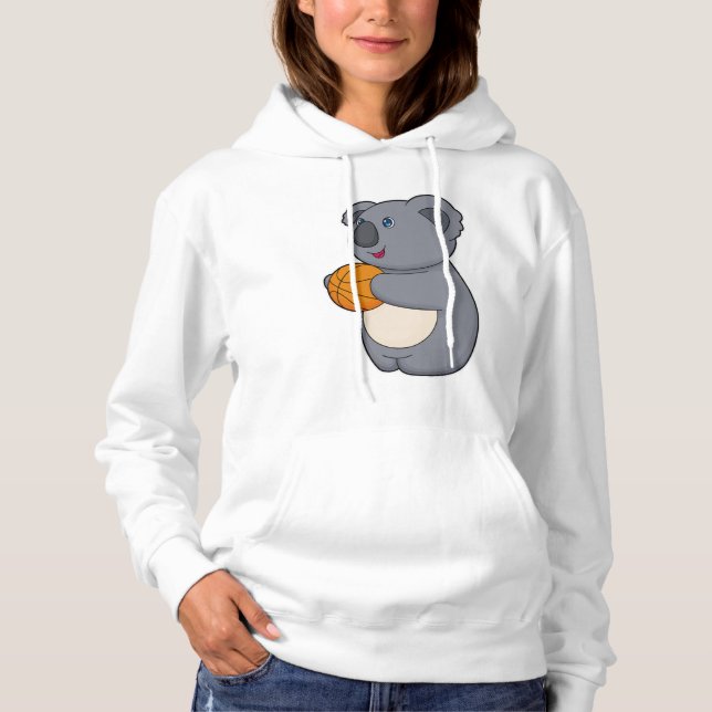 Koala Basketball-Spieler Basketball Hoodie (Vorderseite)