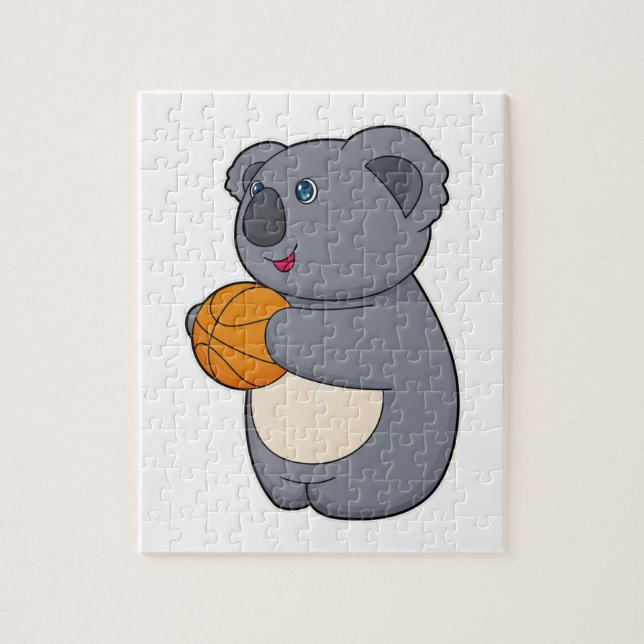 Koala Basketball-Spieler Basketball Puzzle (Vertikal)