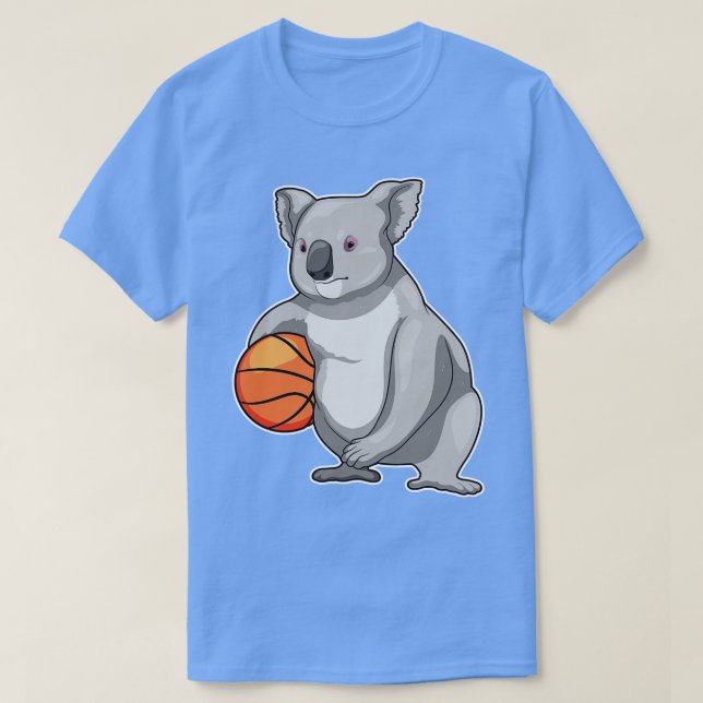 Koala Basketball-Spieler Basketball T-Shirt (Design vorne)