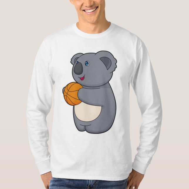 Koala Basketball-Spieler Basketball T-Shirt (Vorderseite)