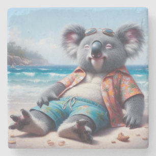 Koala Beach Steinuntersetzer