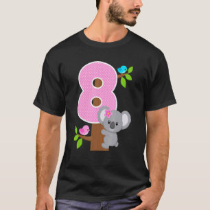 Koala Bear 8. Geburtstag Girl Koalas B T-Shirt