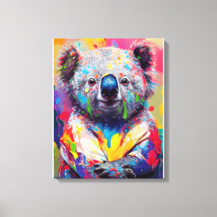 Koala Bear Animal Discovery Adventure Nature Leinwanddruck